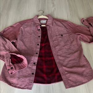 Goodfellow & Co Maroon Textured Shirt